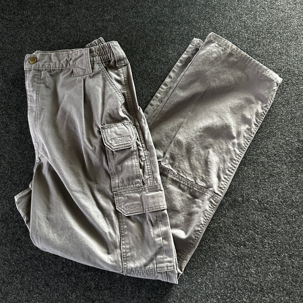 5.11 Tactical Mens Gray Cotton Canvas Cargo Pants 38x34 Utility Work Trousers